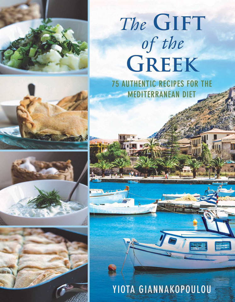 The Gift of the Greek: 75 Authentic Recipes for the Mediterranean Diet book cover by Yiota Giannakopoulou