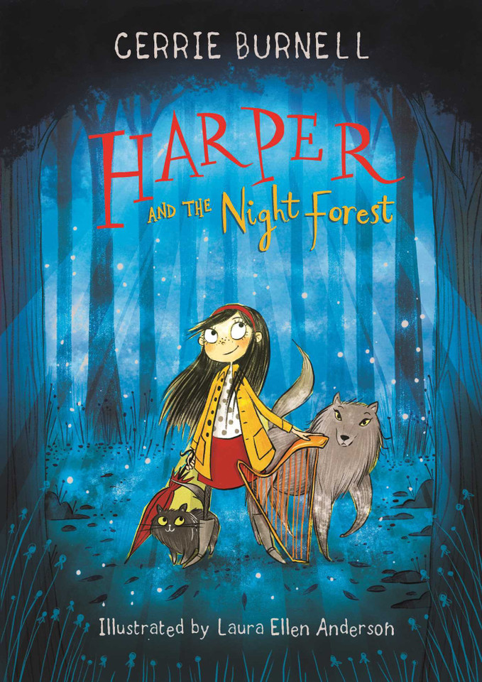 Harper and the Night Forest book cover by Cerrie Burnell