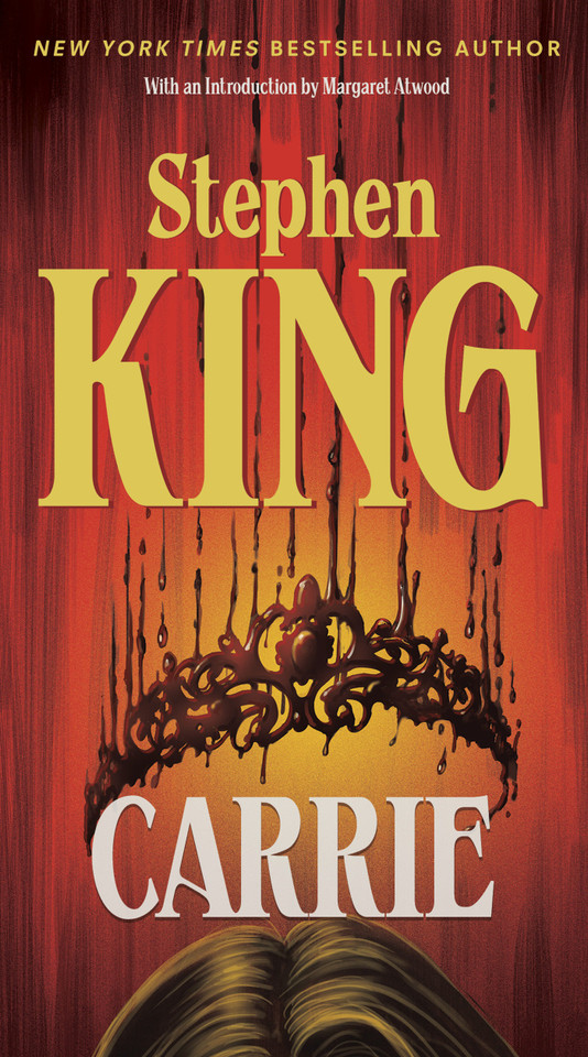 Carrie book cover by Stephen King