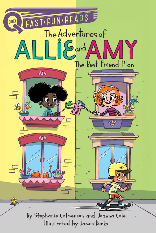 The Best Friend Plan: A QUIX Book (The Adventures of Allie and Amy) book cover by Stephanie Calmenson, Joanna Cole