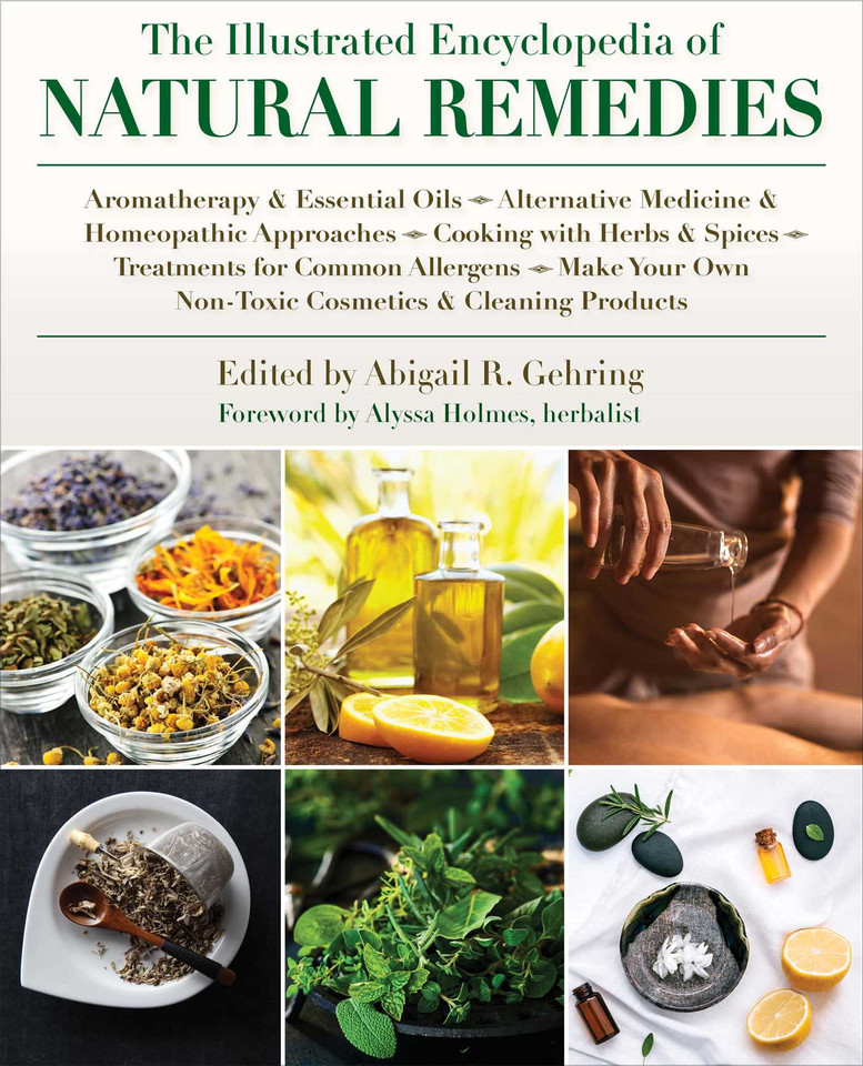 The Illustrated Encyclopedia of Natural Remedies book cover by 
