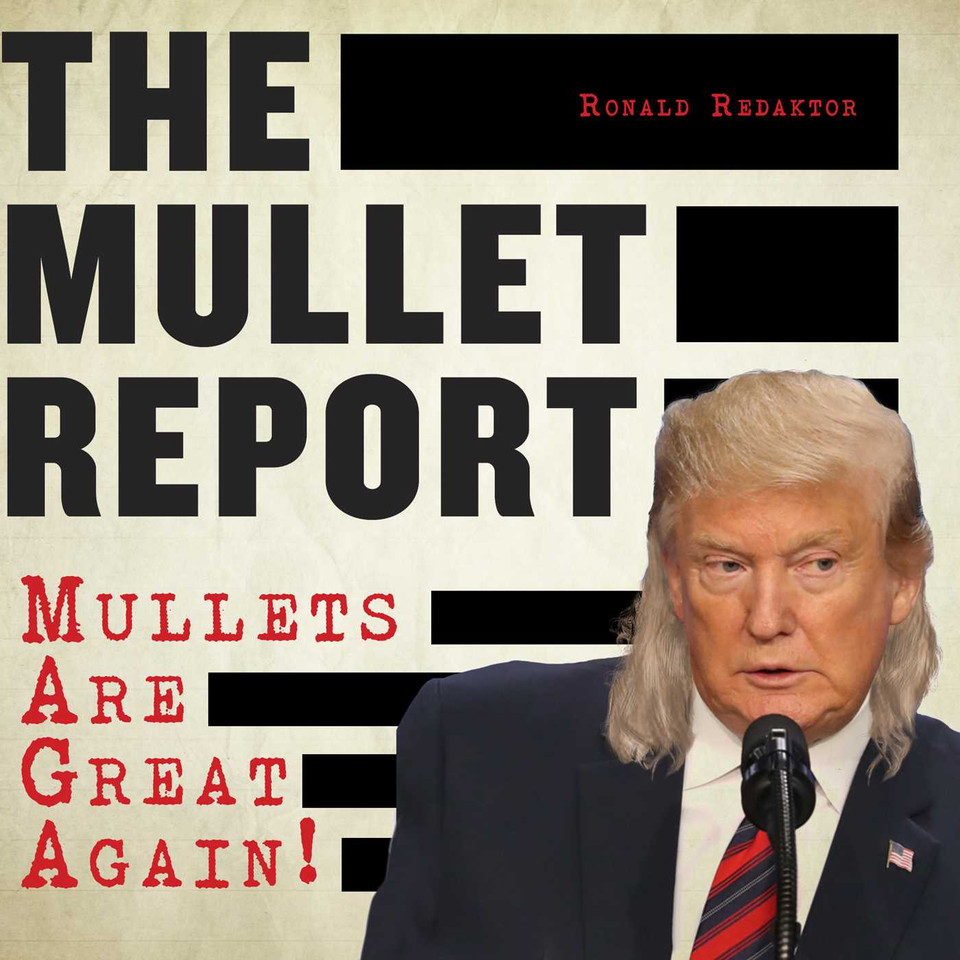 The Mullet Report: Mullets Are Great Again! book cover by Ronald Redaktor