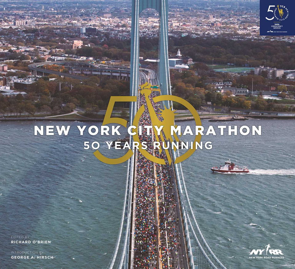 The New York City Marathon: Fifty Years Running book cover by 