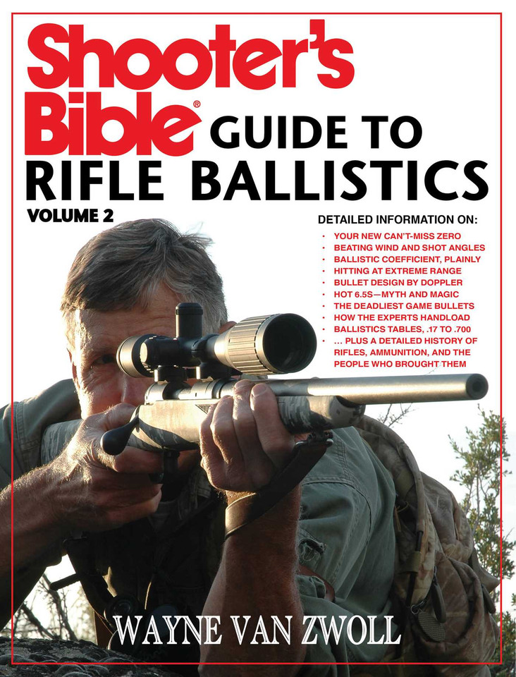 Shooter's Bible Guide to Rifle Ballistics: Second Edition book cover by Wayne Van Zwoll