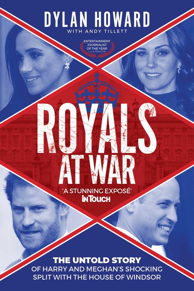Royals at War: The Untold Story of Harry and Meghan's Shocking Split with the House of Windsor (Front Page Detectives) book cover by Dylan Howard, Andy Tillett