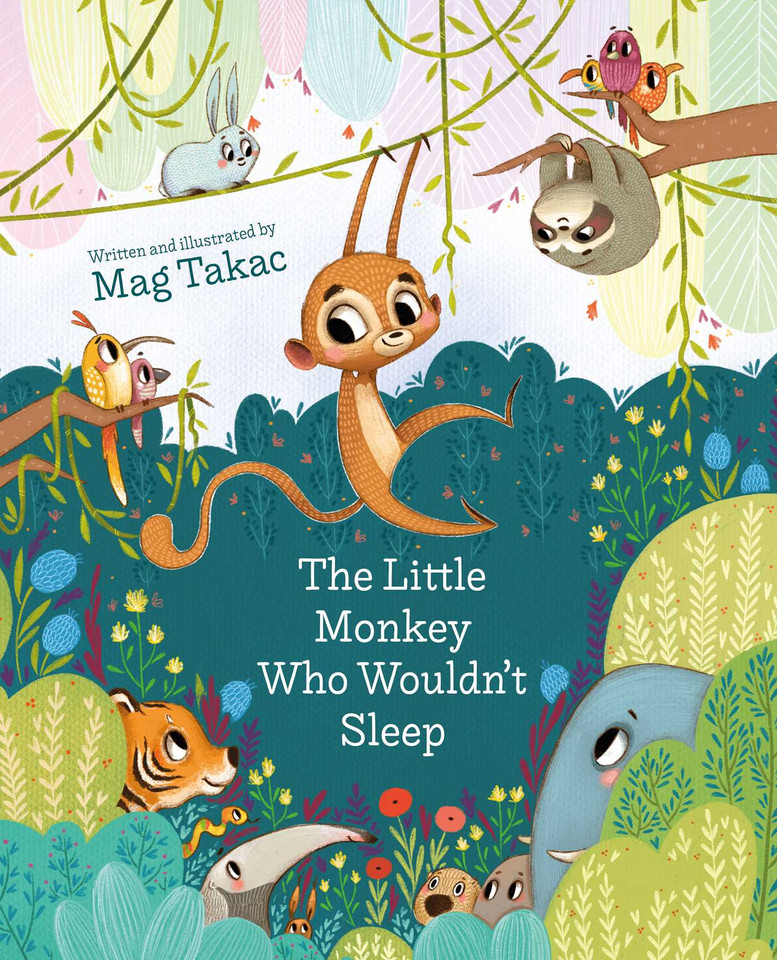 The Little Monkey Who Wouldn't Sleep book cover by Mag Takac