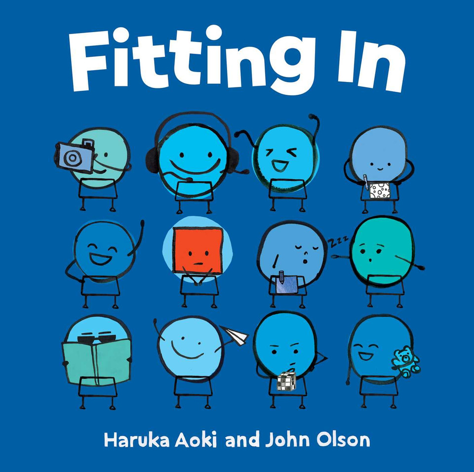 Fitting In: (An Inclusive Picture Book for Kids of All Ages) book cover by Haruka Aoki, John Olson