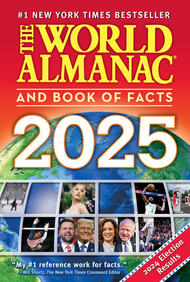The World Almanac and Book of Facts 2025 (The World Almanac and Book of Facts) book cover by Sarah Janssen