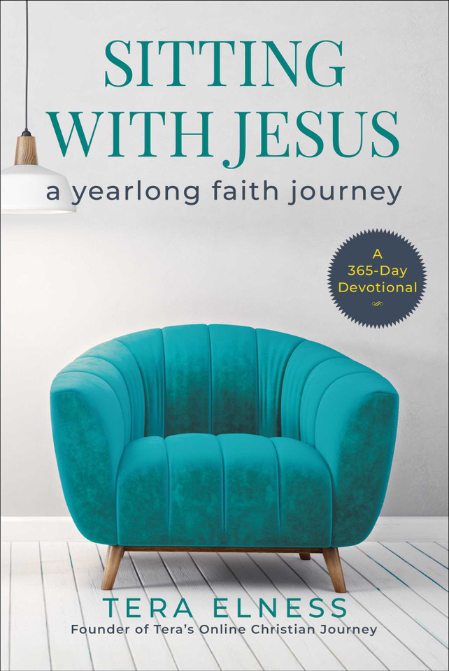 Sitting with Jesus: A Yearlong Faith Journey book cover by Tera Elness