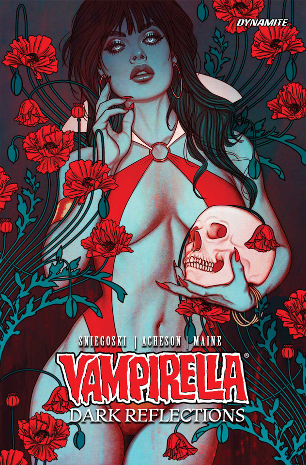 Vampirella: Dark Reflections book cover by Tom Sniegoski, Jeannine Acheson