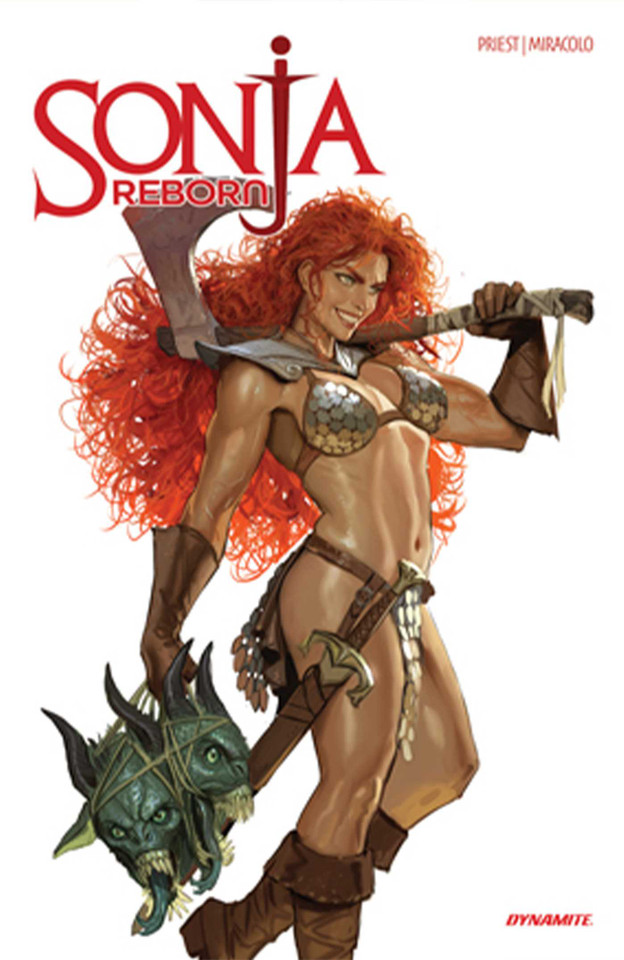 Sonja: Reborn book cover by Christopher Priest
