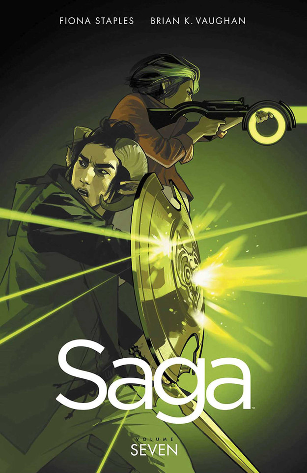 Saga Volume 7 (Saga) book cover by Brian K. Vaughan