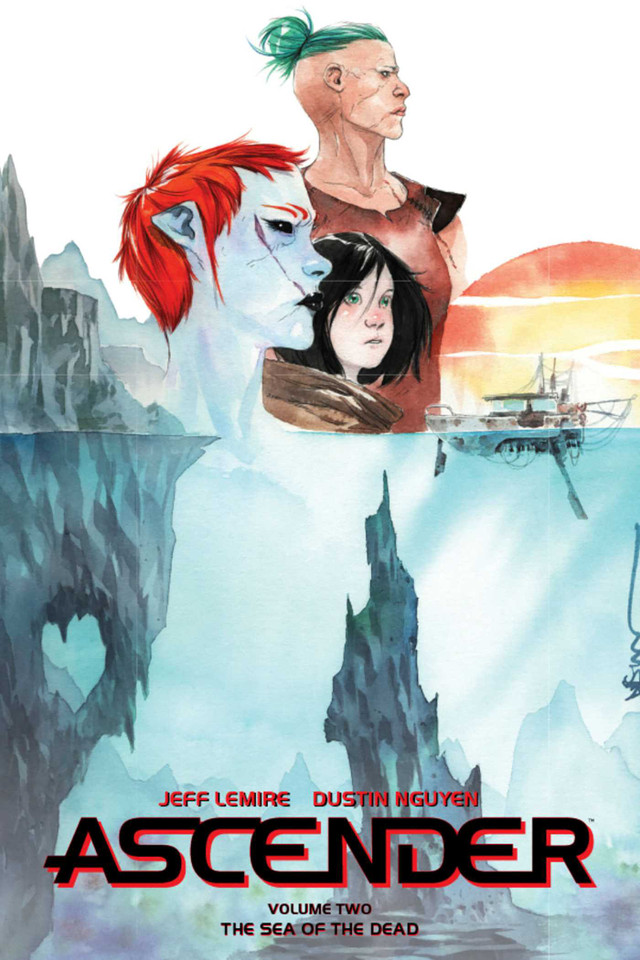 Ascender Volume 2: The Dead Sea (Ascender) book cover by Jeff Lemire