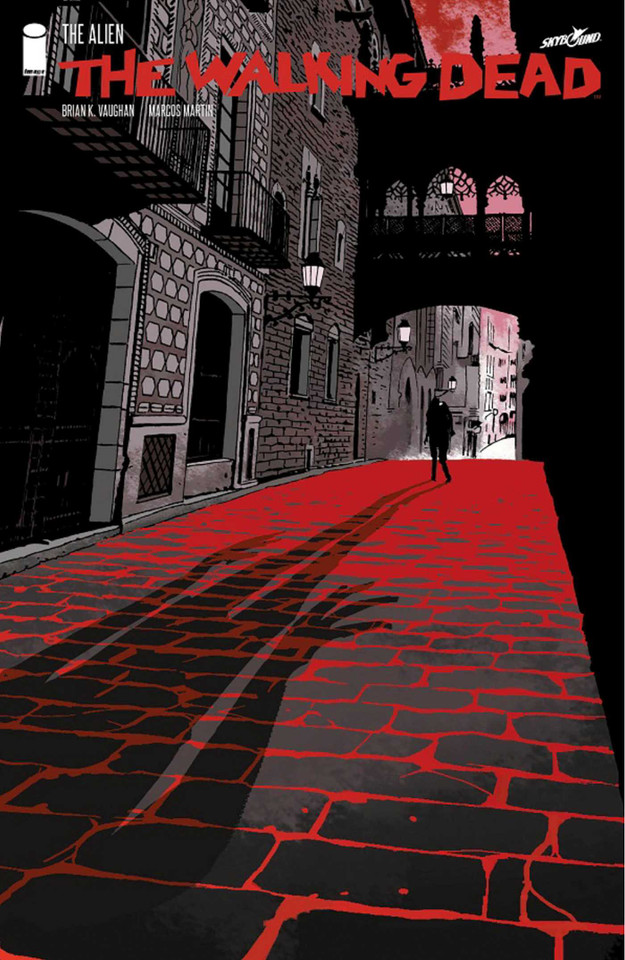 Walking Dead: Alien book cover by Brian K Vaughan