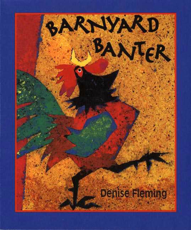 Barnyard Banter book cover by Denise Fleming