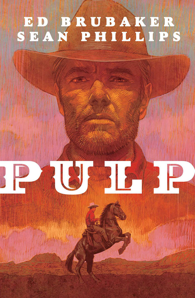 Pulp book cover by Ed Brubaker