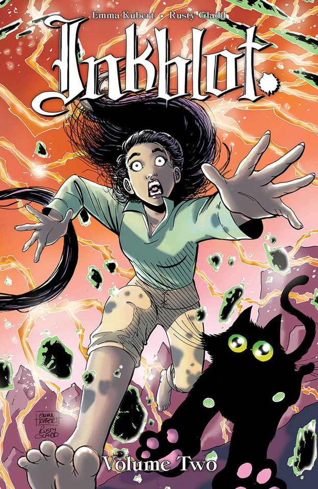 Inkblot Volume 2 book cover by Emma Kubert, Rusty Gladd