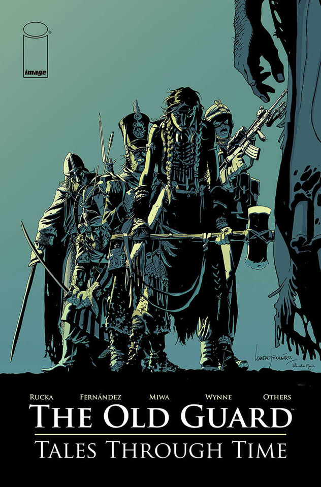 Old Guard: Tales Through Time book cover by Greg Rucka, Ayala Vita, Brian Michael Bendis, Kelly Sue DeConnick