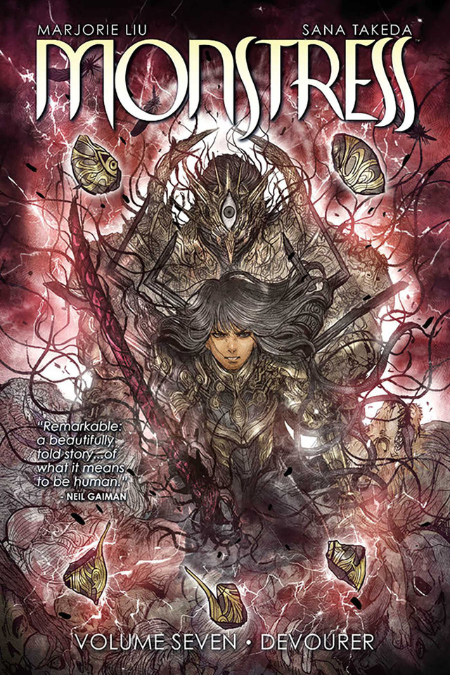 Monstress Volume 7: Devourer (Monstress) book cover by Marjorie Liu