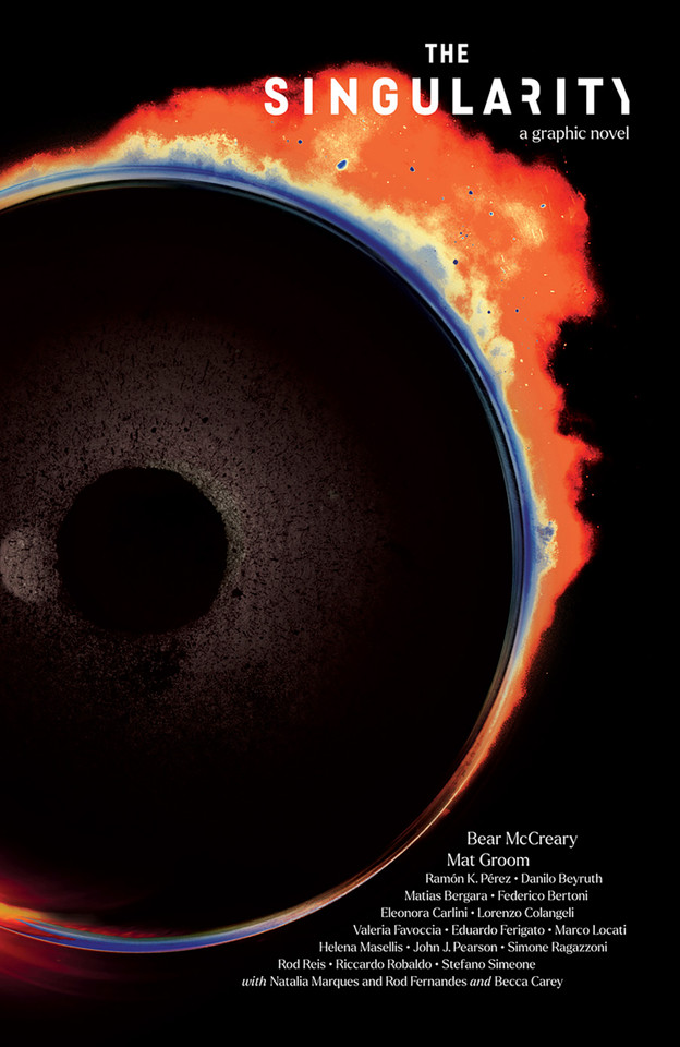 The Singularity book cover by Mat Groom, Bear McCreary