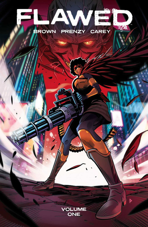 Flawed Volume 1 book cover by Chuck Brown
