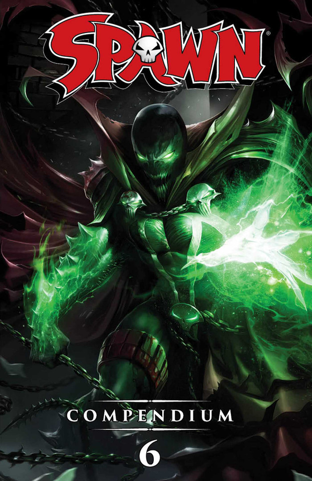 Spawn Compendium Volume 6 Color Edition (Spawn) book cover by Paul Jenkins, Todd McFarlane, Erik Larsen, Tom Leveen, Darragh Savage, Jason Shawn Alexander, Jon Goff, Scott Snyder