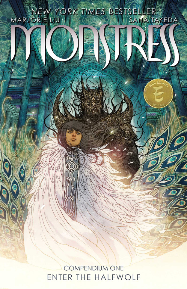 Monstress Compendium One: (Vol. 1-8) (Monstress) book cover by Marjorie Liu