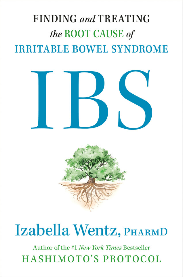 IBS: Finding and Treating the Root Cause of Irritable Bowel Syndrome book cover by Izabella Wentz, PharmD