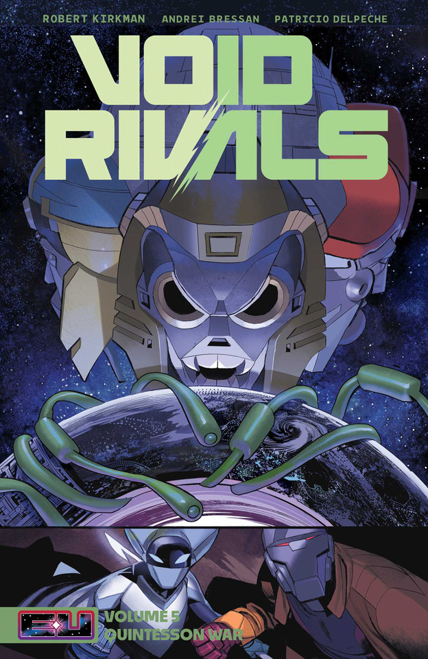 Void Rivals Volume 5: The Quintesson War (Void Rivals) book cover by Robert Kirkman
