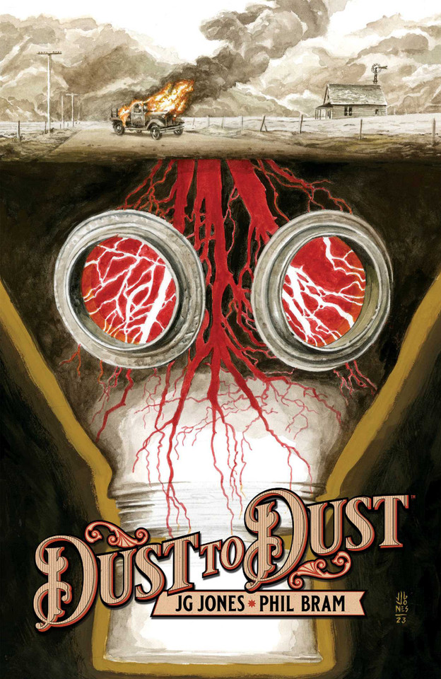 Dust to Dust book cover by J. G. Jones, Phil Bram