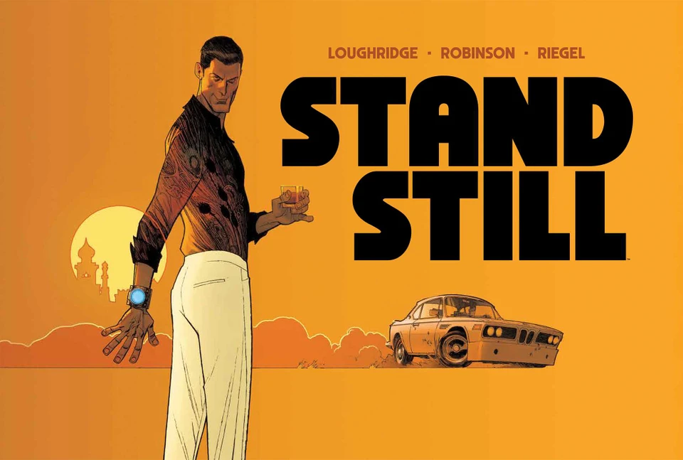 Standstill Deluxe Hardcover book cover by Lee Loughridge