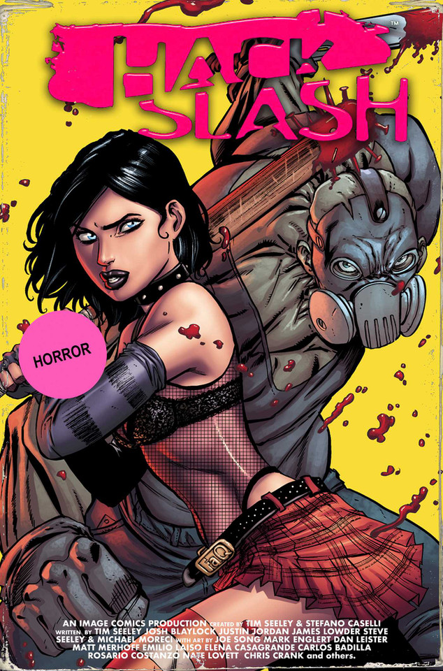 Hack/Slash Deluxe Edition Volume 5 (Hack/Slash) book cover by Tim Seeley, Justin Jordan, Michael Moreci