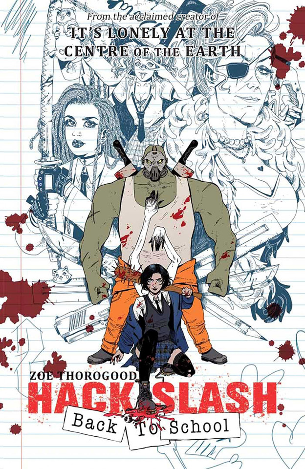 Hack/Slash Back To School: Back to School (Hack/Slash) book cover by Zoe Thorogood