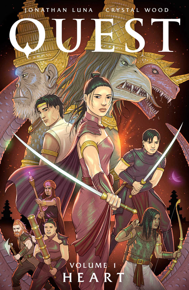 Quest Volume 1 (Quest) book cover by Jonathan Luna, Crystal Wood