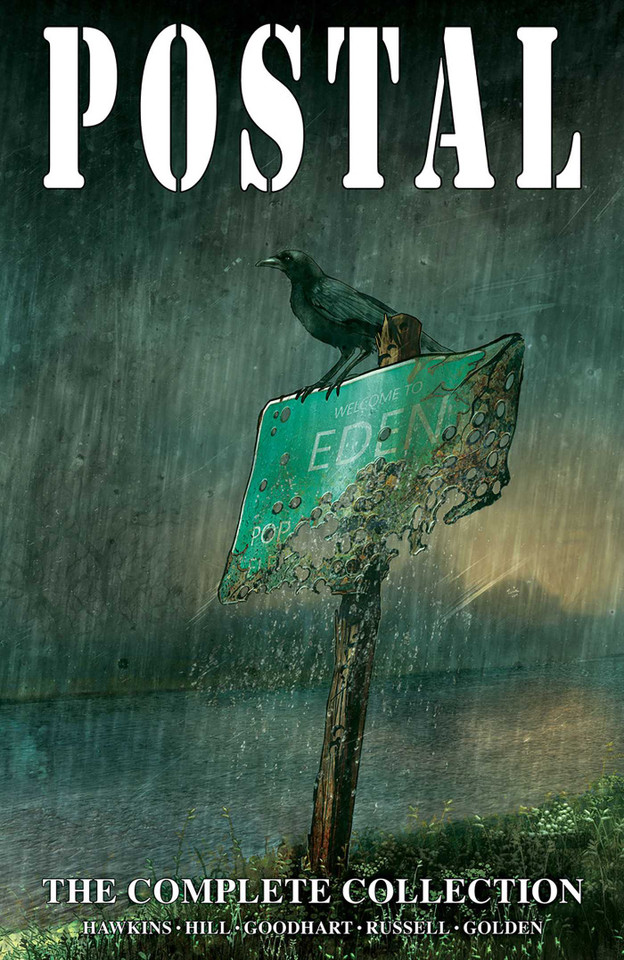 Postal Compendium book cover by Matt Hawkins, Bryan Edward Hill