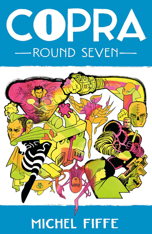 Copra Round 7 book cover by Michel Fiffe