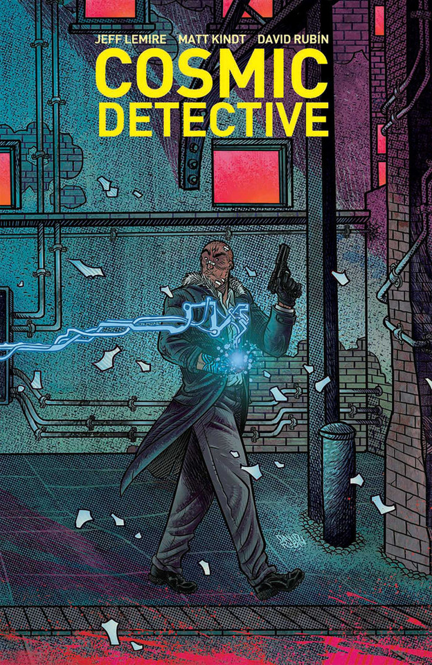 Cosmic Detective book cover by Jeff Lemire, Matt Kindt