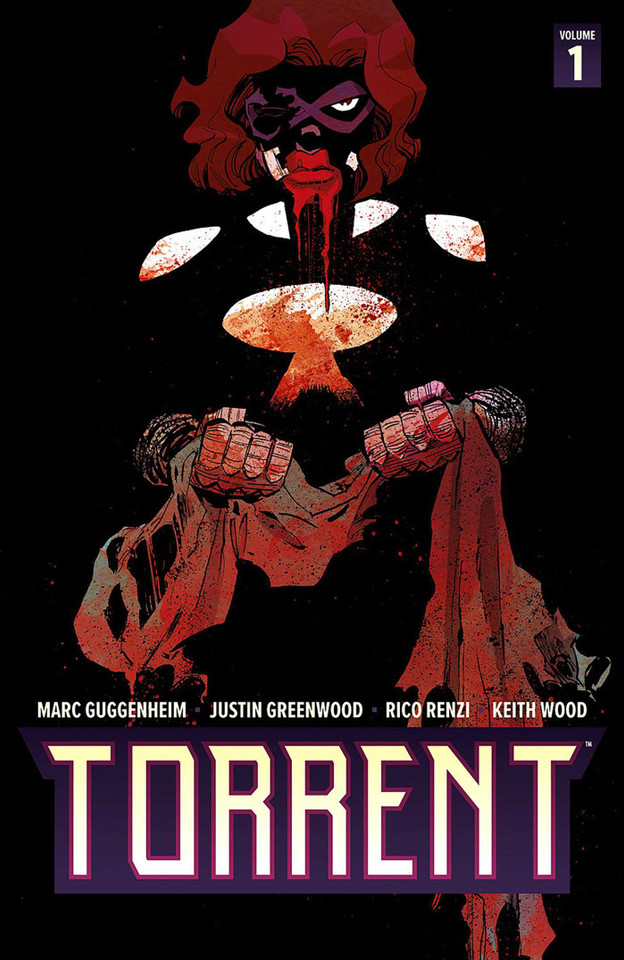 Torrent book cover by Marc Guggenheim