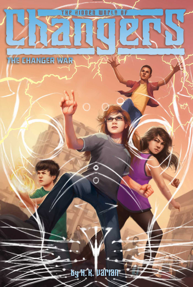 The Changer War (The Hidden World of Changers) book cover by H. K. Varian