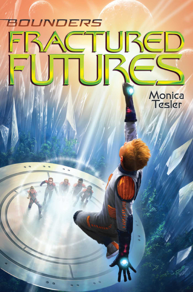 Fractured Futures (Bounders) book cover by Monica Tesler