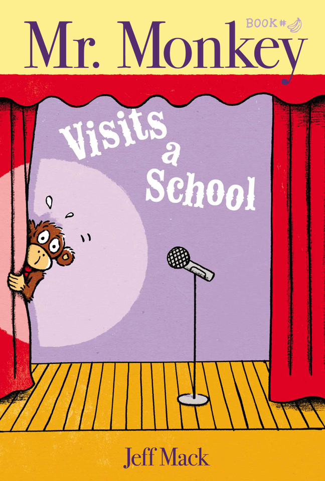 Mr. Monkey Visits a School (Mr. Monkey) book cover by Jeff Mack
