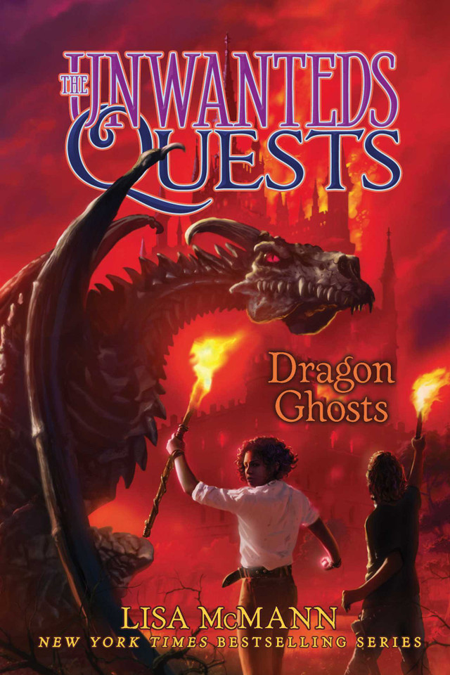 Dragon Ghosts (The Unwanteds Quests) book cover by Lisa McMann