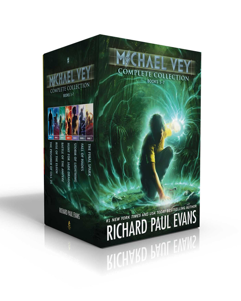 Michael Vey Complete Collection Books 1-7 (Boxed Set): Michael Vey; Michael Vey 2; Michael Vey 3; Michael Vey 4; Michael Vey 5; Michael Vey 6; Michael Vey 7 (Michael Vey) book cover by Richard Paul Evans