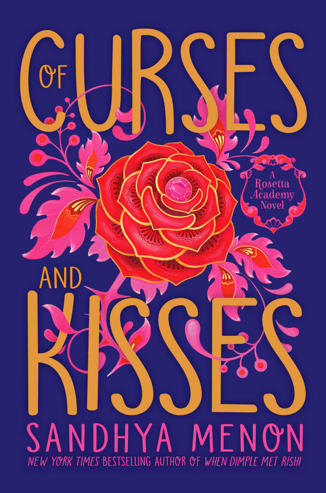 Of Curses and Kisses (Rosetta Academy) book cover by Sandhya Menon