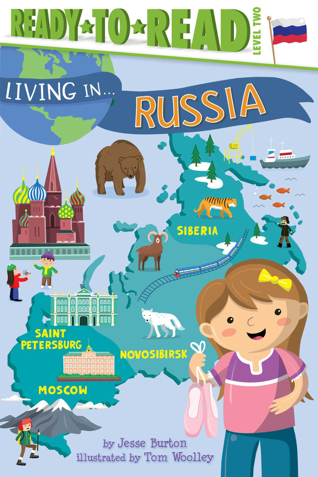 Living in . . . Russia: Ready-to-Read Level 2 (Living in...) book cover by Jesse Burton