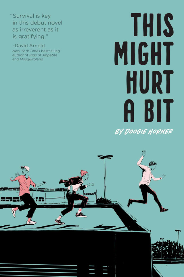 This Might Hurt a Bit book cover by Doogie Horner