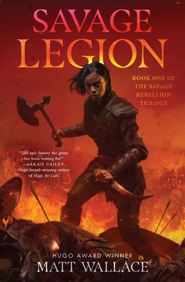 Savage Legion (Savage Rebellion) book cover by Matt Wallace