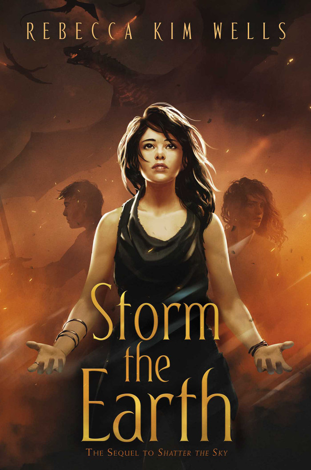 Storm the Earth (The Shatter the Sky Duology) book cover by Rebecca Kim Wells