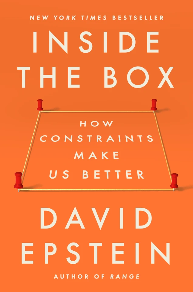 Inside the Box: How Constraints Make Us Better book cover by David Epstein