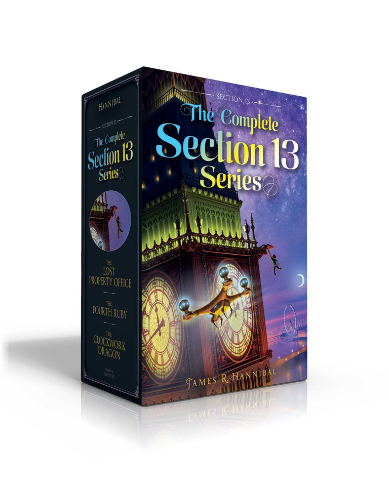 The Complete Section 13 Series (Boxed Set): The Lost Property Office; The Fourth Ruby; The Clockwork Dragon (Section 13) book cover by James R. Hannibal